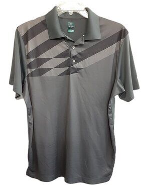 pro tour golf shirt Size LARGE Airplay Pullover Short Sleeve Button Neck
